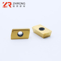 Solid head drilling inserts for metal cutter