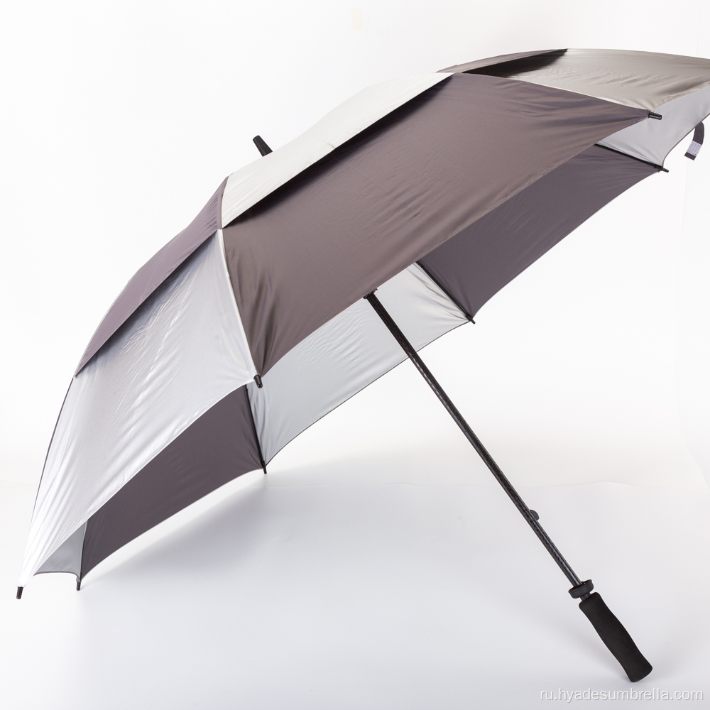 Лучший большой ветрозащитный зонт для гольфа с защитой от ультрафиолета