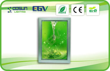 Restaurant / Subway Snap Frame Light Box With Double Side , Aluminium Led