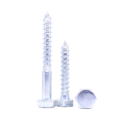 Earth Screw Ground Anchors DIN 571 Stainless Steel Hexagon Head Wood Screws Manufactory