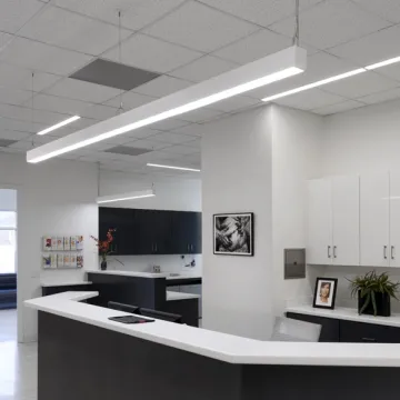 L6080-P-L900 Office led light fixture modern straight linear lighting commercial fixture lighting ceiling