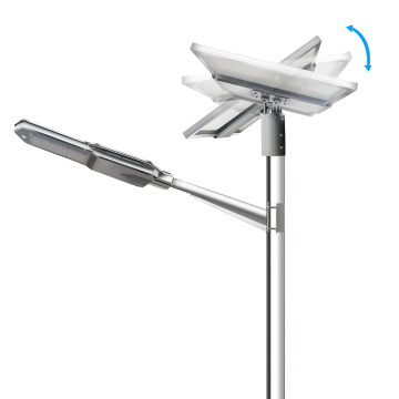 Unique Solar Integrated Outdoor Street Light 10000 Lumens Housing Design