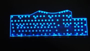 Big Size Pink / Purple Bluetooth Led Backlight Keyboard For Laptop / Ipad Mini