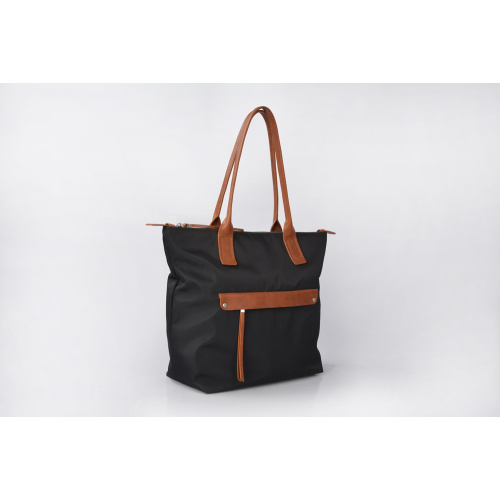 Fashion Durable Black Nylon Handbags Women Casual Bag