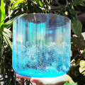 Q'Re Cyan Alchemy Crystal Singing Bowl