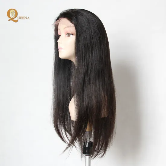 100% Brazilian Virgin Hair Human Hair Full Lace Wig With nature Hair line