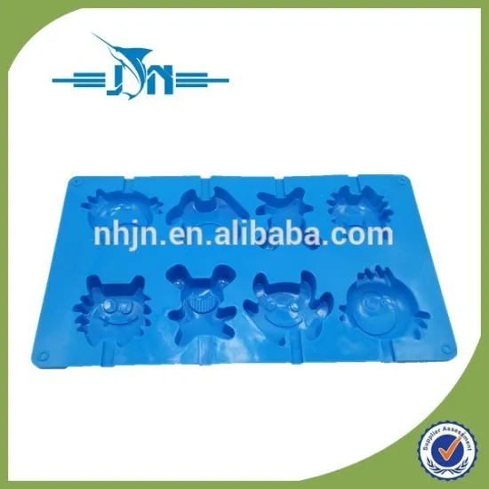 Food grade silicone 8 animal ice cream maker, 8 holes animal silicone ice cream maker,animal shape silicone ice cream maker