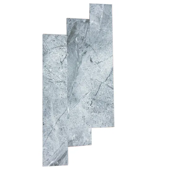 Modern Ink Marbled SPC Floor 2-6mm Thick PVC Click Installation