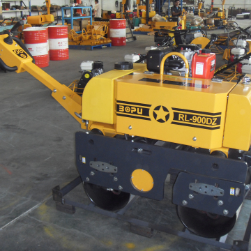 920Kgs Walk-Behind Double Drum Mini Vibratory Road Roller with Kipor Diesel or Honda Petrol Engine