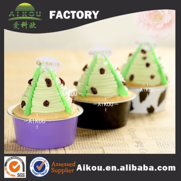 Round small aluminum foil baking cup tin wholesale