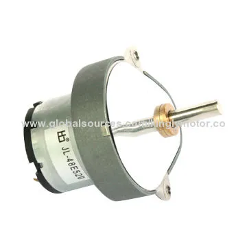 48mm/12V micro geared DC motors, low speed