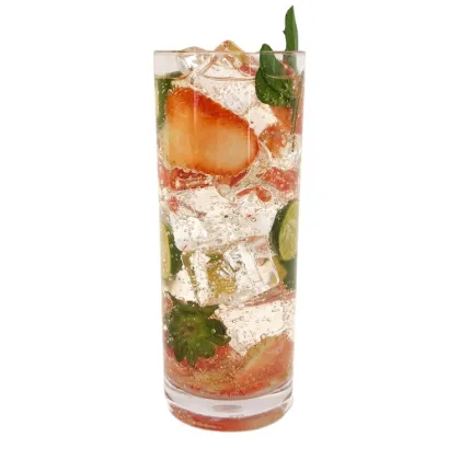 Mojito Glass - Tritan Polycarbonate Tom Collins Glass, 350ml Plastic Tumbler