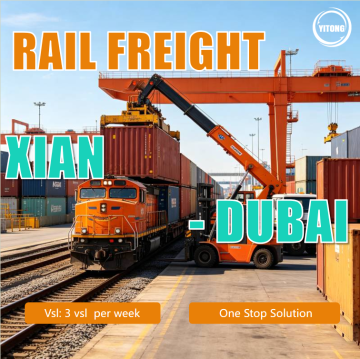 Xian'dan Dubai'ye Demiryolu Lojistiği