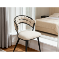 Cadeira estofada moderna tecida à mão para assentos elegantes