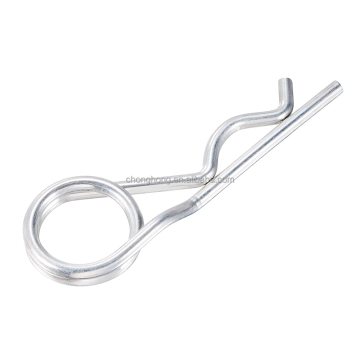 DIN11024 R type roestvrijstalen liftenpennen - zware dubbele veer cotter pin bevestigingshardware
