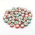 Christmas design cheap decorative clay beads jewelry making