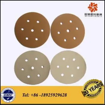PE film velcro abrasive  disc for grinding automobile