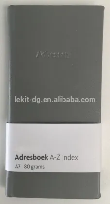 FSC index leather phone book, index address book