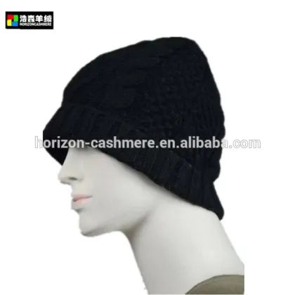 Wool Knitted Hat, Winter Knitted Nylon Hat