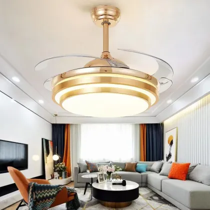 LED Chandelier Ceiling Fan with Light