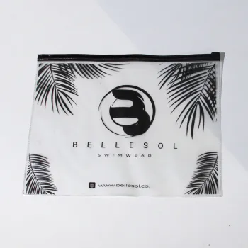 Custom Biodegradable and Eco-friendly EVA Frosted Zipper Bags for Garment, Clothing, and T-shirt Packaging