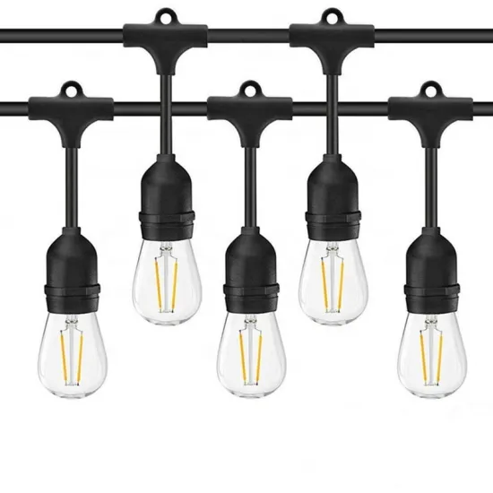 48ft S14D Filament Holiday LED String Lights for Home and Wedding Decoration