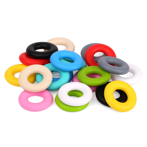 Loose Teething Ring Silicone Beads