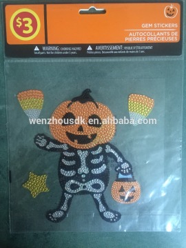 Halloween Gem rhinestone Window Stickers