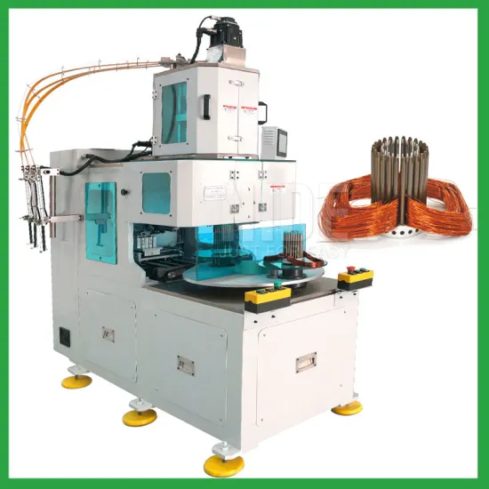 Automatic motor stator wire winding machine
