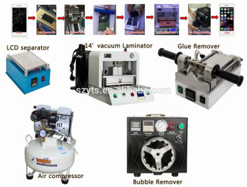 Full Set lcd repair machine with CE for all mobile phone LCD Refurbishing from Start to end