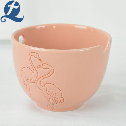 Hot sale fashion style ceramic bowl with chopsticks