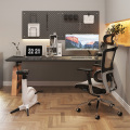 Dual Silver Electric Office Automatyczne regulowane biurko wysokości