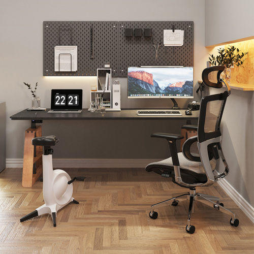 Desk ad altezza regolabile automatica per ufficio elettrico a motore doppio