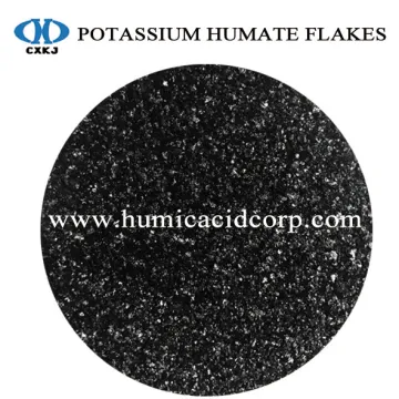 100% Soluble Super Potassium Humate Shiny Flakes