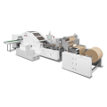 Semi -automatische vierkante bodem voedselverpakking Kraft Paper winkelpapier zak produceren Papieren zak maken Machine
