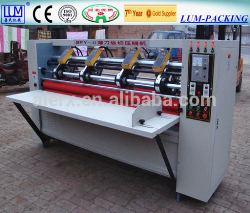 thin blade slitter scorer machine for carton product line,carton box making machinery ce iso9001