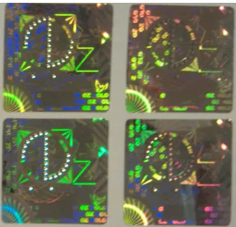 hologram sticker and security hologram label