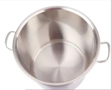 Good Quality Thickened Straight Stainless Steel Stockpot