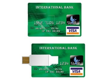Advertising Card Webkey, Credit Card Webkey