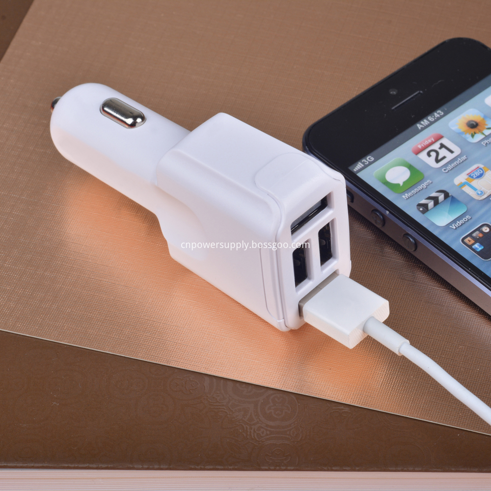 4 usb car charger with QC2.0