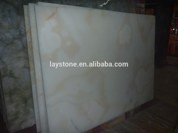 Elegant stone onyx jade white