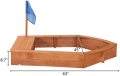 木製の海賊サンドボート覆われた砂場