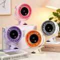 Ventilador de clipe de mesa com display digital
