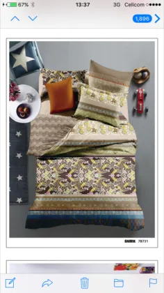 cvc print  bedding set