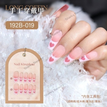 High Quality Handmade Rhinestone Nails - Custom Luxury Fake Fingernails