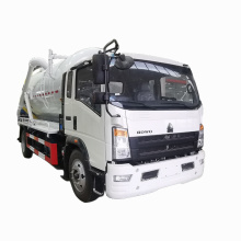 Howo 4*2 1000liters Vacuum Sewer Suction Truck