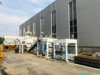 Qunfeng Concrete Block Machine in Uganda