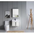 White and grey color aluminum cabinet for bathroom