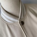 Beige Baseball Jacke Custom on Sale