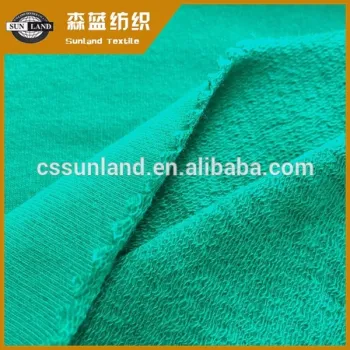 HOT SALE weft knit basic clothing 32S combed cotton spandex terry fabric